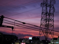 夕日