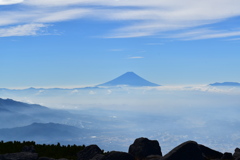  秋の空･･･富士山と韮崎の町