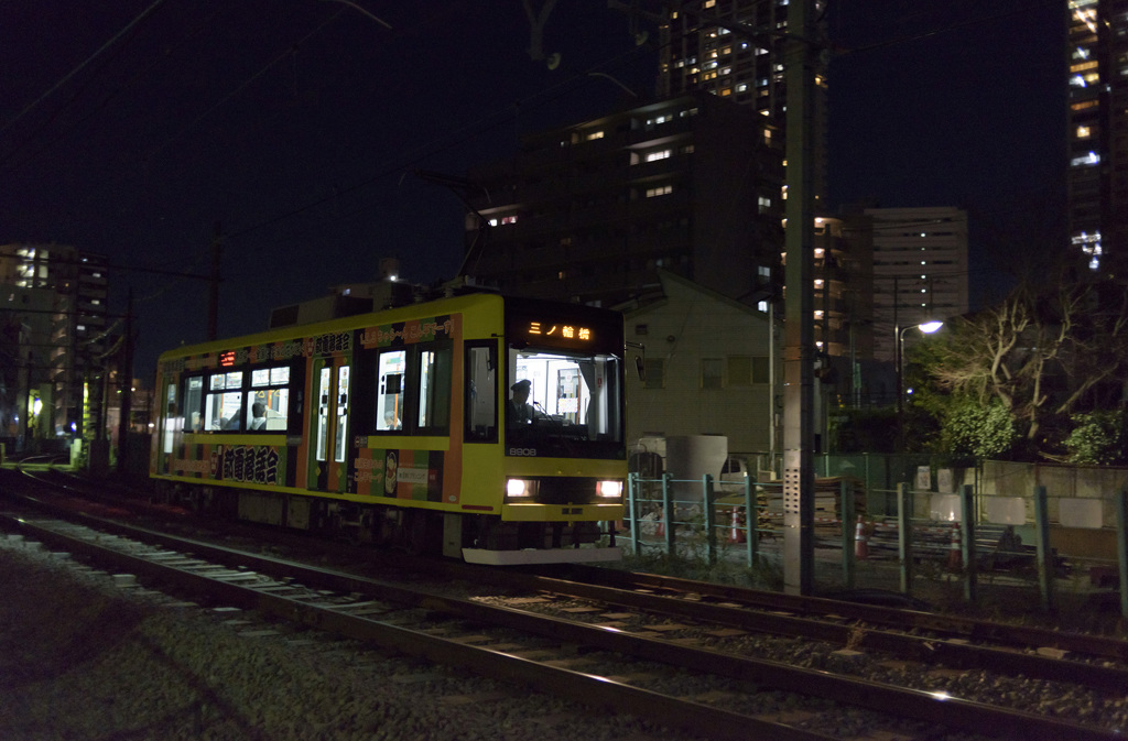 都電荒川線 夜景2
