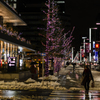 雪解けの京橋銀座界