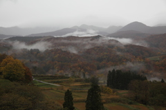 雨の田麦俣