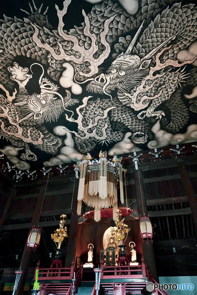 建仁寺の双龍図