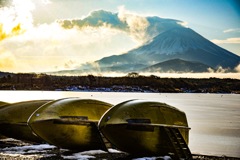 山梨県 精進湖