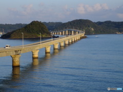 朝の角島大橋