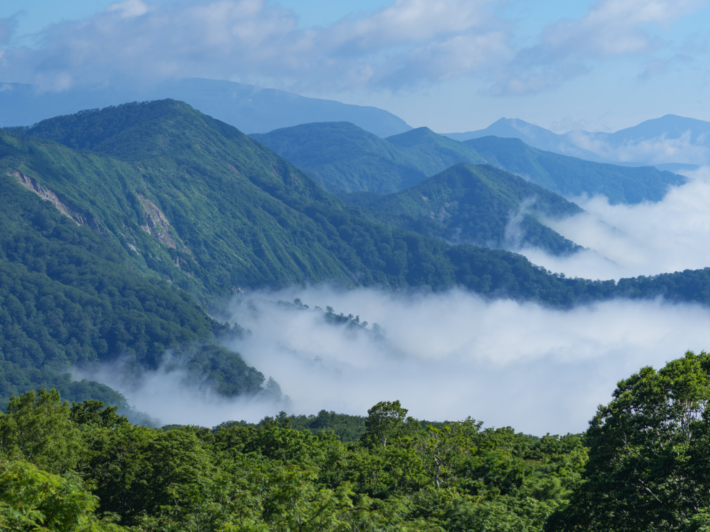 栗駒山に広がる雲海