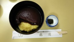 浅草　梅園『粟ぜんざい』