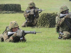 陸上自衛隊　公開演習