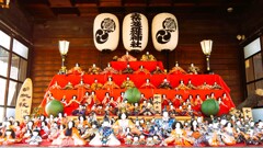 桃の節供の雛飾り①-2