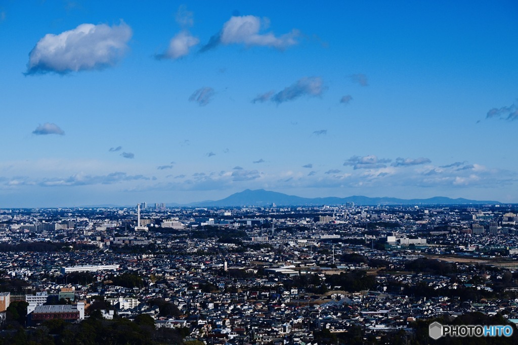 筑波山遠望