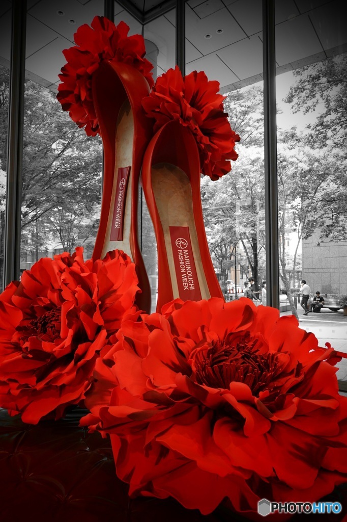Red high heels