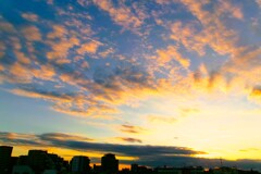 初秋夕照