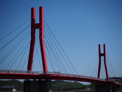 北潟湖の橋