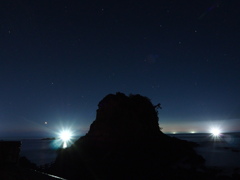 漁火と鉾島