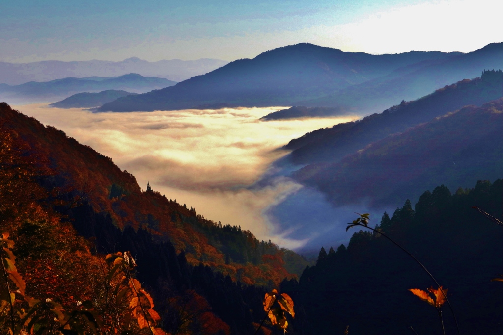 　天生峠から