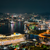 鍋冠山の夜景