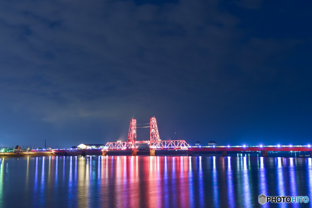 ライトアップ昇開橋