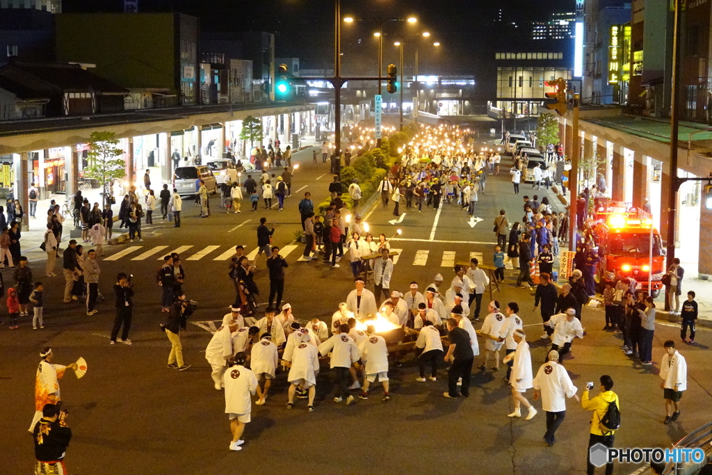 白銀神社の火祭りDSC04307