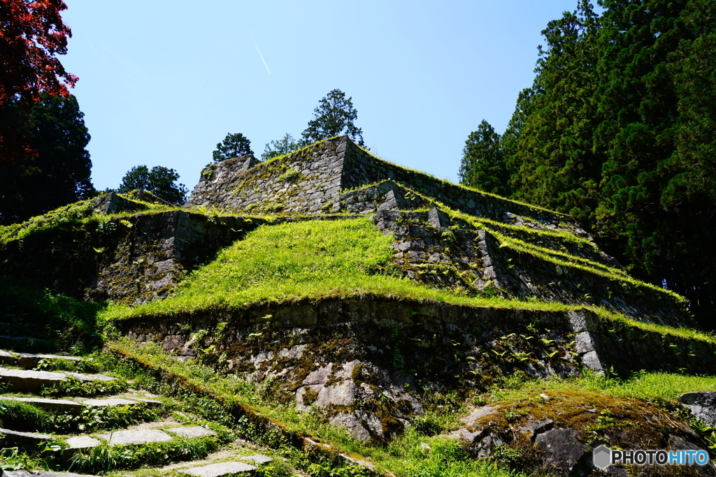 岩村城跡本丸（六段の壁）DSC02305