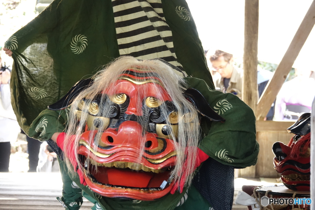獅子舞（沓見御田植）DSC04417
