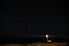 星空の見える灯台