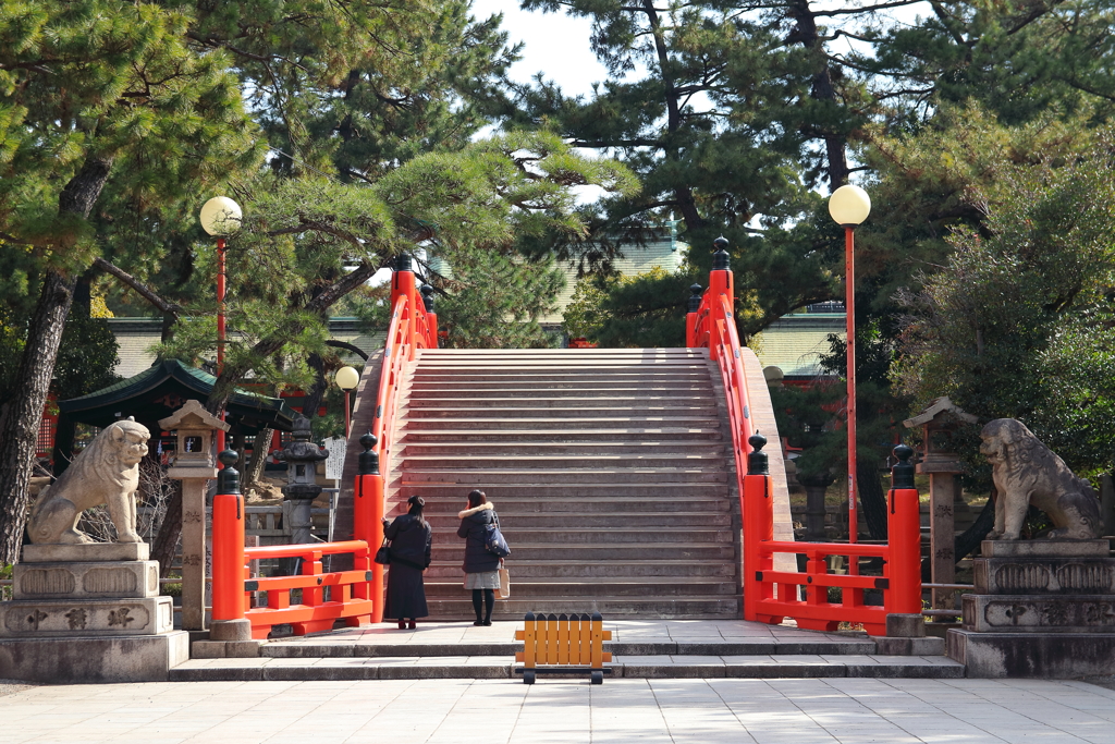 住吉大社入口の橋