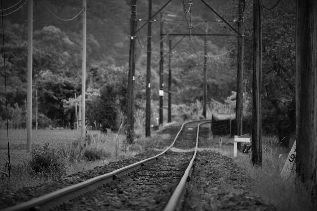 復旧に向けて 抜里駅