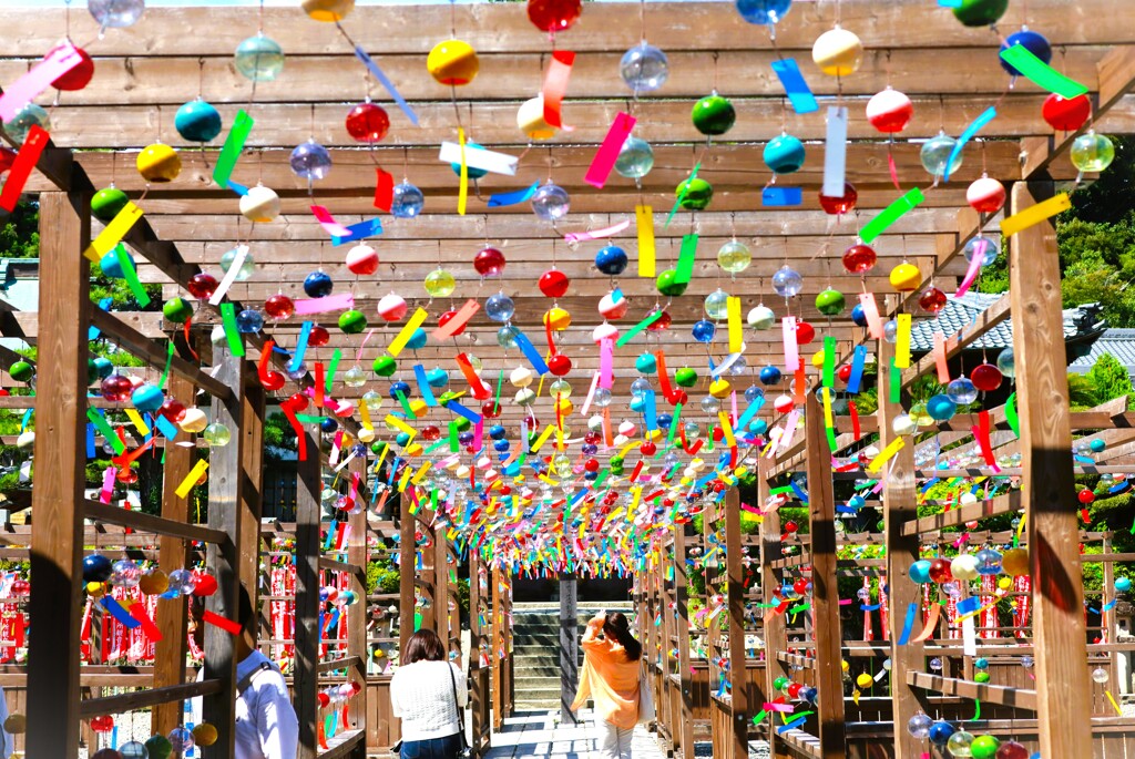 遠州三山 風鈴祭り 可睡斎2
