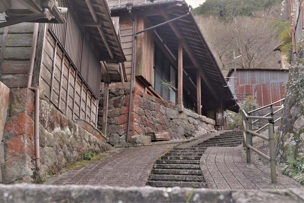 坂のある町