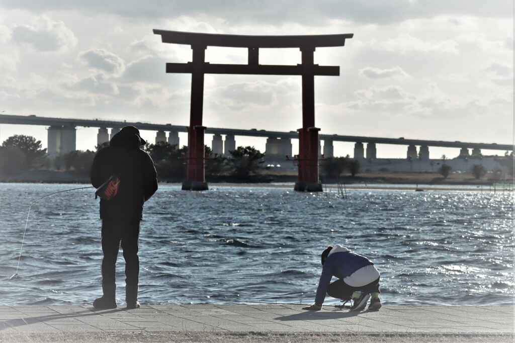 釣れない時の神頼み