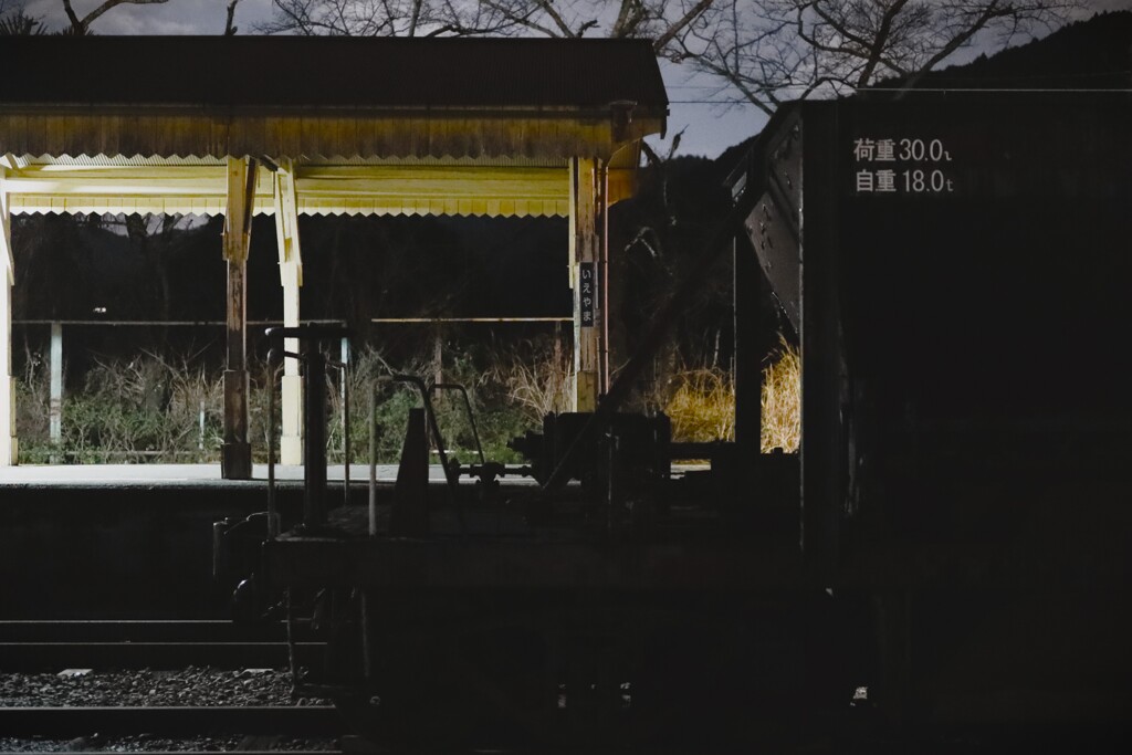 停車型ナイトSL家山駅1