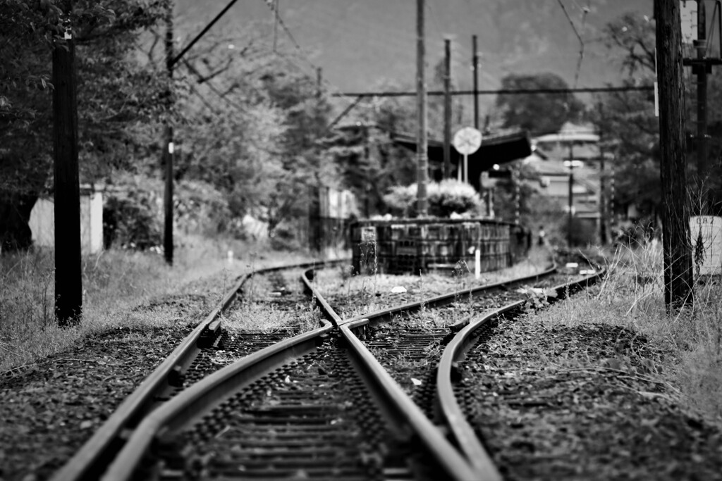 復旧に向けて 駿河徳山駅
