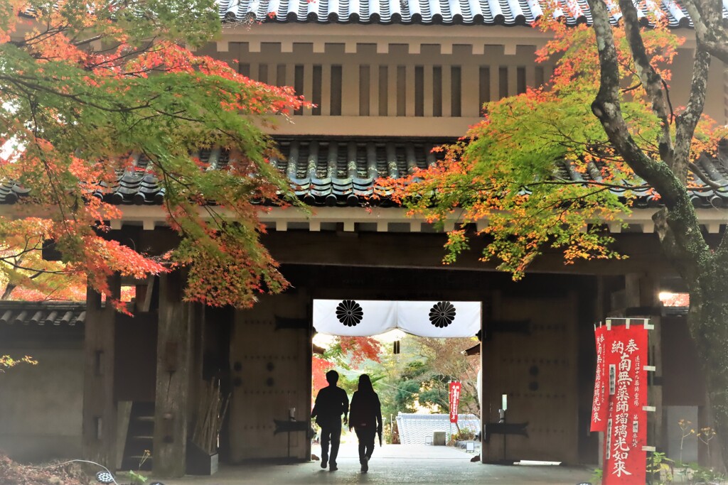 油山寺、秋 1