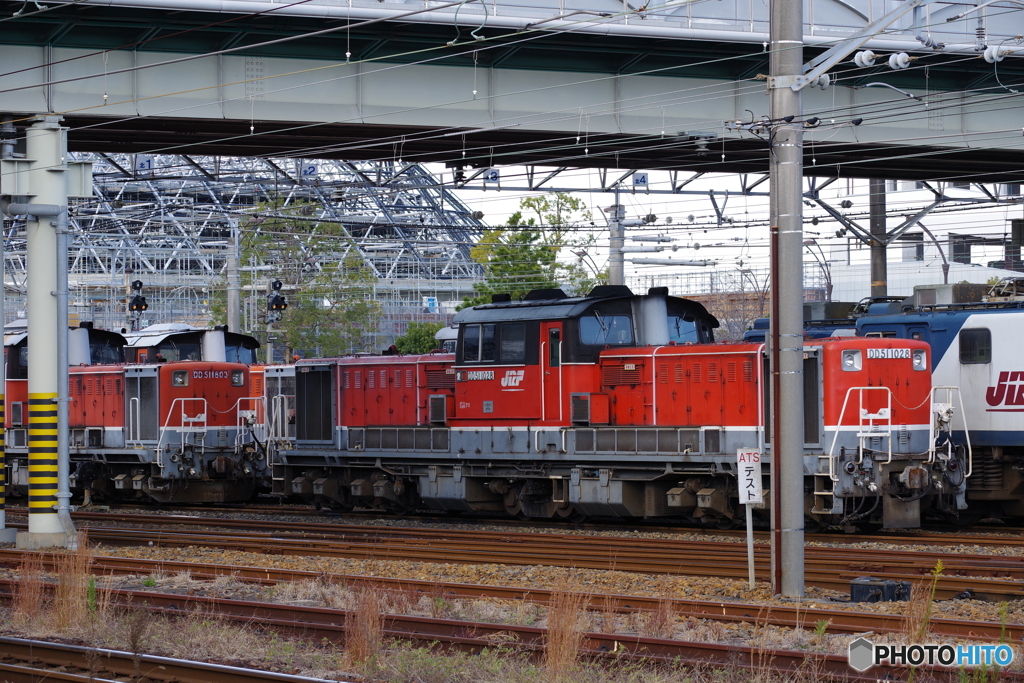 稲沢駅にてDD51