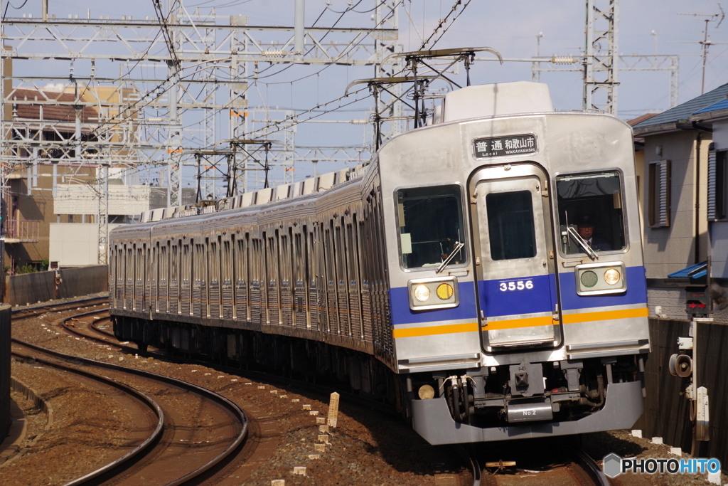 貝塚10号踏切にて3000系