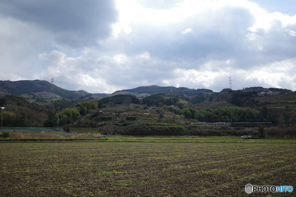 高野線を走る天空