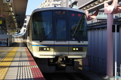 奈良駅にて221系
