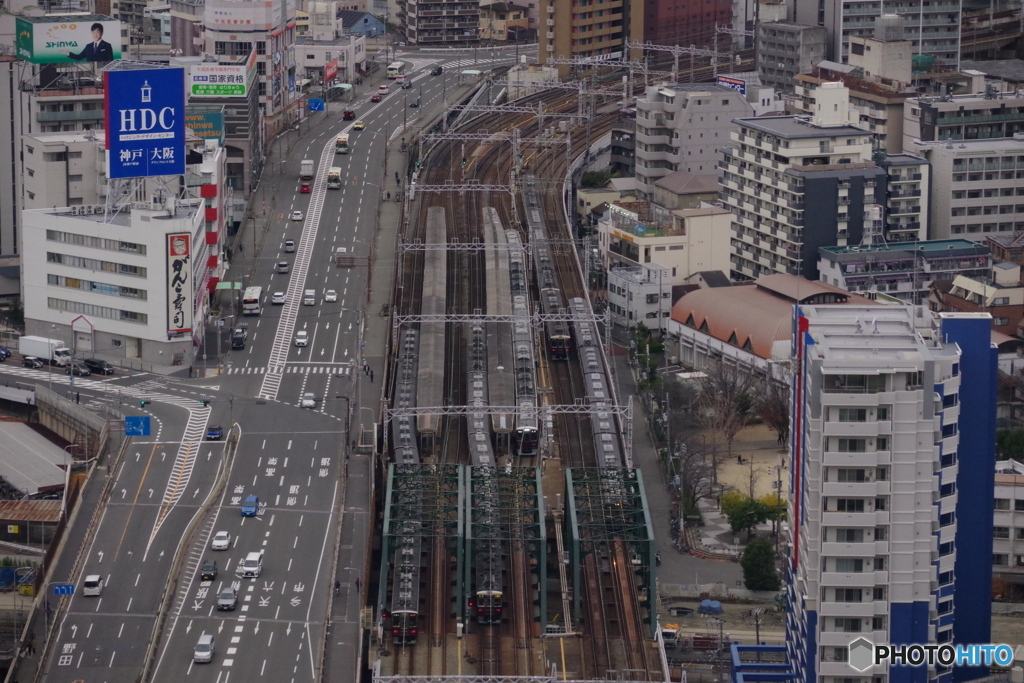 中津駅　3線同時進行