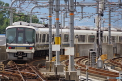 奈良駅にて221系