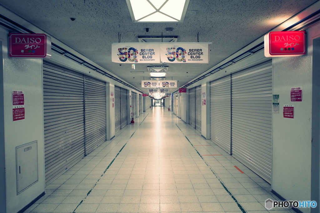 閉店ガラガラ