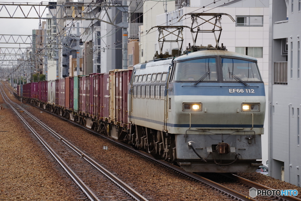 さくら夙川駅にてEF66