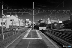 平野駅にて