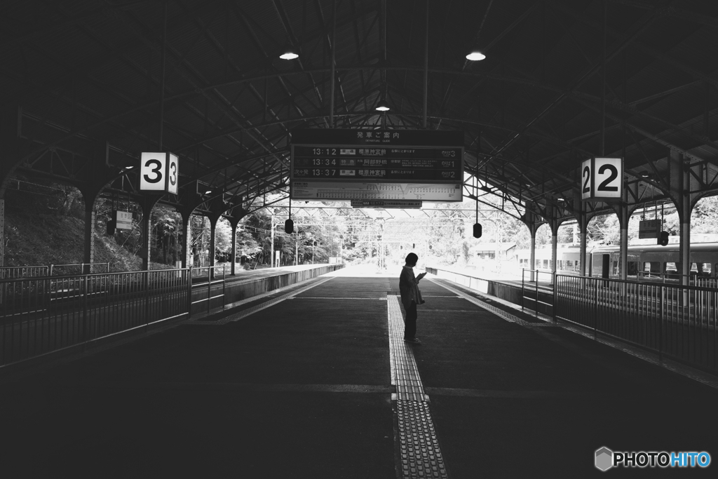 吉野駅ホーム