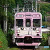 ピンク色の忍者列車
