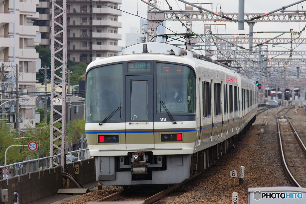 野田駅にて221系