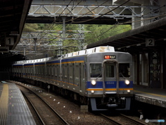 美加の台駅にて南海6200系