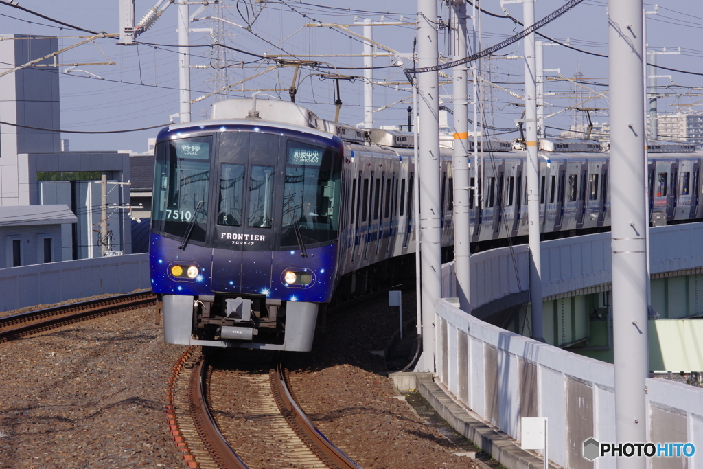 深井駅にて泉北高速鉄道フロンティア