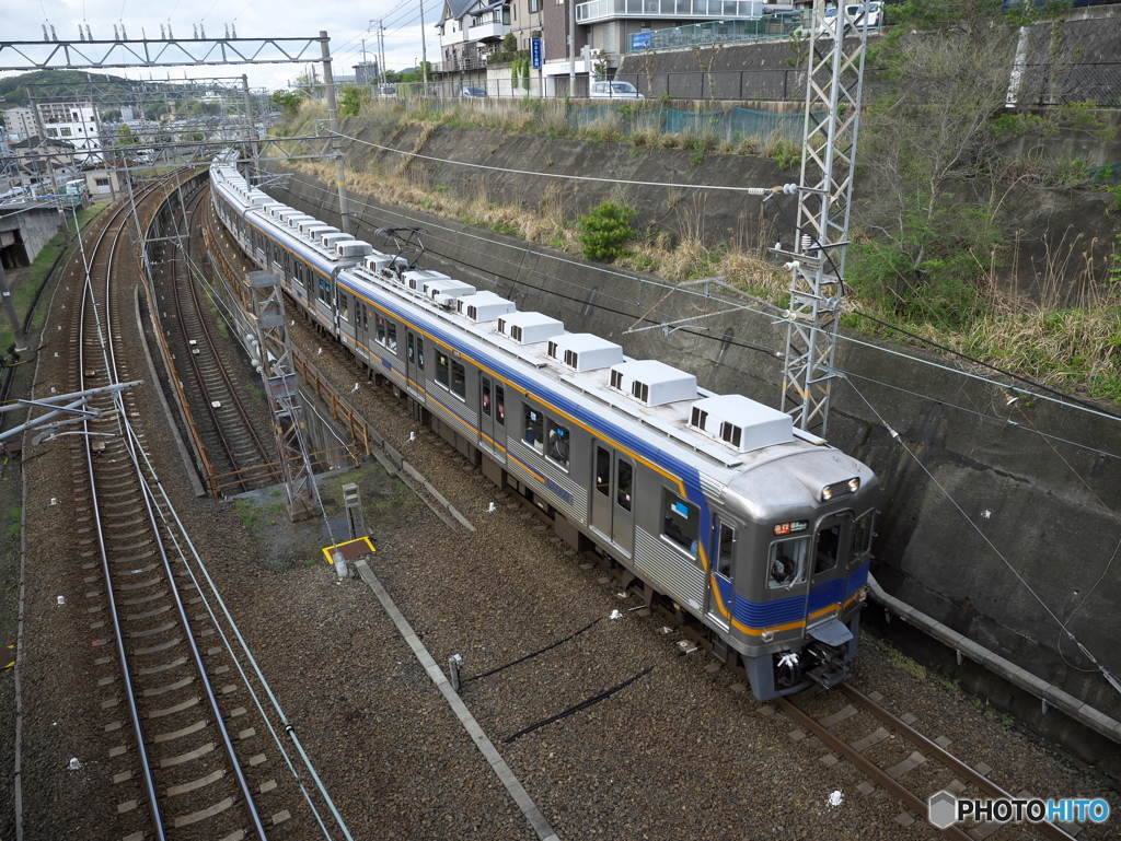 三日市町-美加の台間にて南海6300系