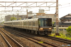 近江八幡駅にて223系