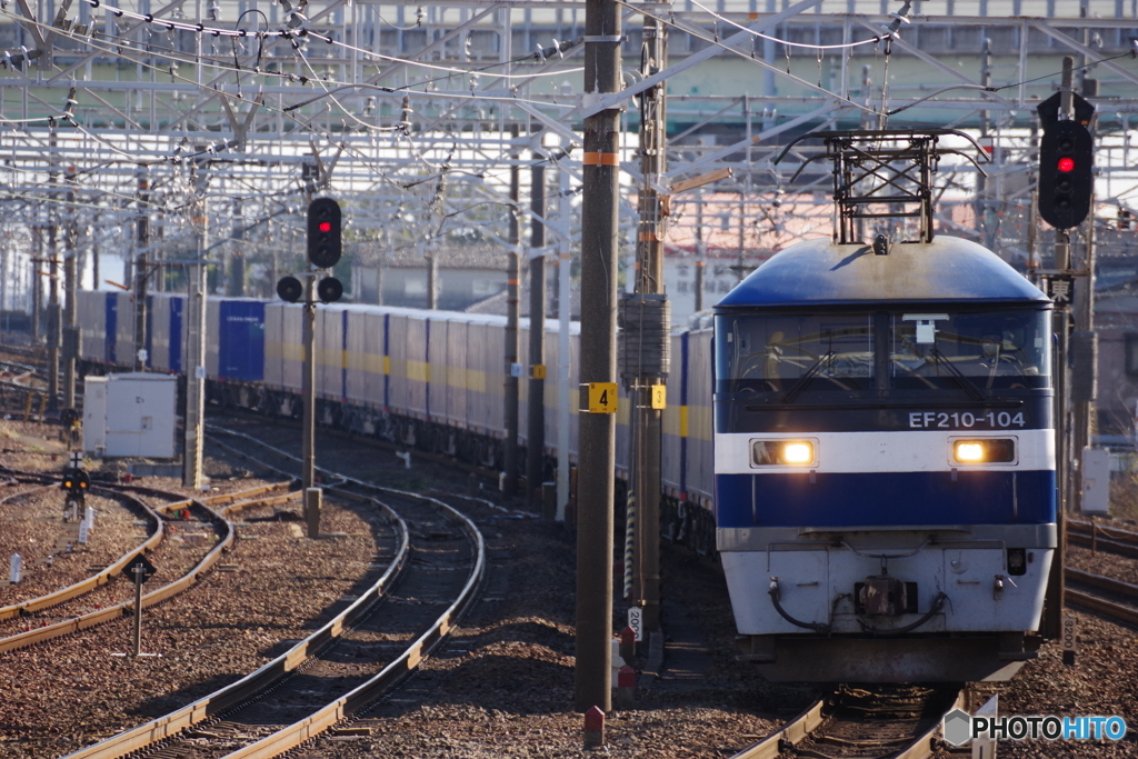 清州駅にてEF210