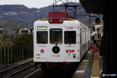 貴志駅にていちご電車